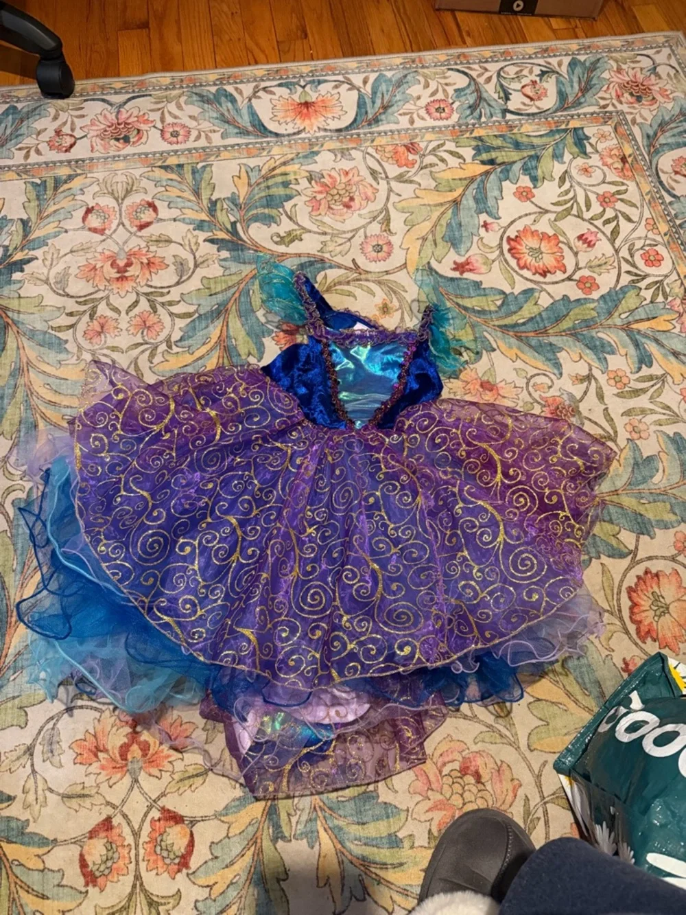 Fairy Dust Peacock Kids Dress Up Costume Dress Only